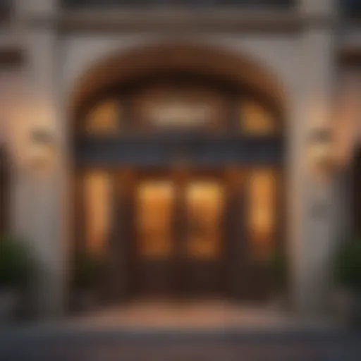Exterior view of Al Nasr Restaurant showcasing its inviting entrance