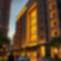 Architectural detail of Altia Residences