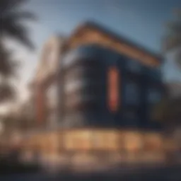 Exterior view of Bin Shabib Mall showcasing modern architecture