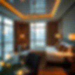 Luxurious guest room at Dusit Princess Dubai Marina