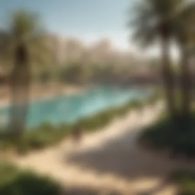 Recreational Activities in Al Barari Visitors enjoying recreational activities amidst the scenic landscape