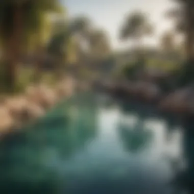 Serene Water Features in Al Barari Serene water features reflecting the natural beauty of Al Barari