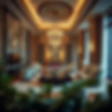 Luxurious interiors highlighting exquisite design elements