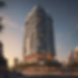 Stunning view of Al Yousuf Tower