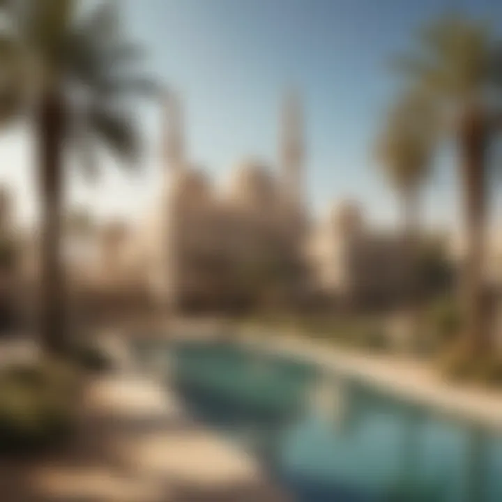 Historical architecture reflecting the cultural heritage of Dubai