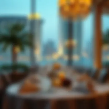 An elegant table set for a fine dining experience