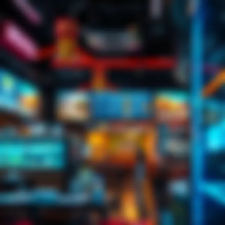A high-tech restaurant environment showcasing digital menus