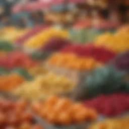 Vibrant assortment of fresh fruits