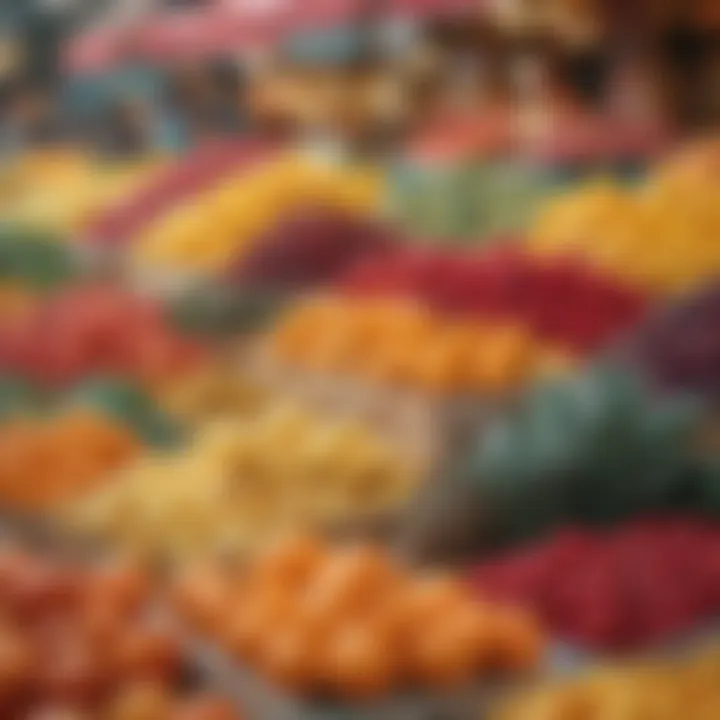 Vibrant assortment of fresh fruits