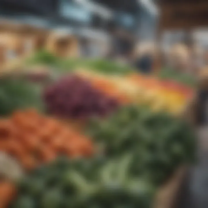 Locally sourced vegetables