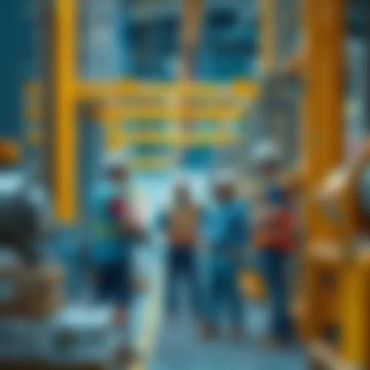 Workers collaborating in an advanced manufacturing facility in Jebel Ali