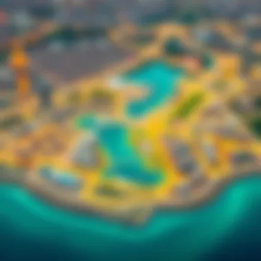 Strategic Importance of Jebel Ali in Dubai Map highlighting Jebel Ali's strategic location within Dubai