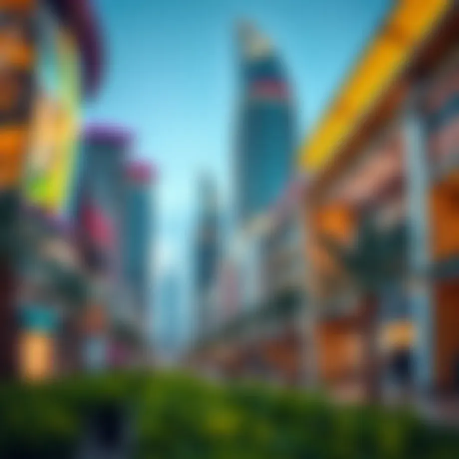 Stunning architectural design of City Walk