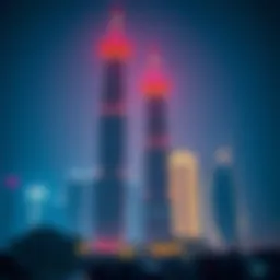 The Phoenix Tower standing majestically against the Dubai skyline