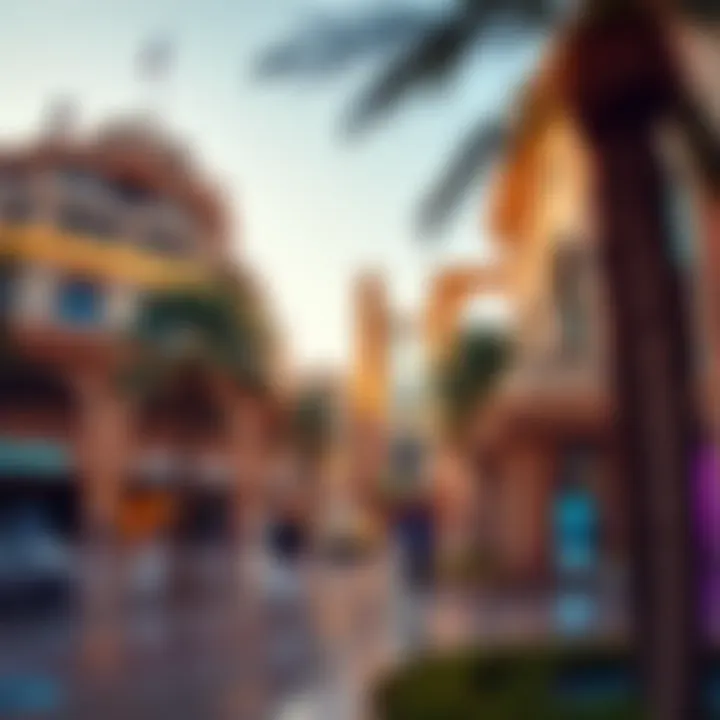 Stylish architectural features of Zabeel Plaza