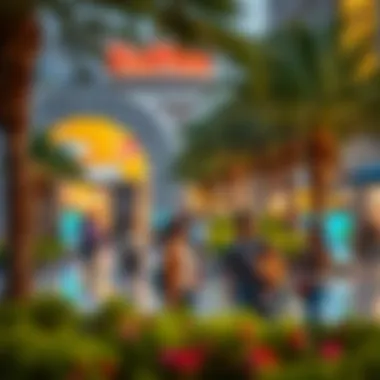 Families enjoying leisure time at Zabeel Plaza