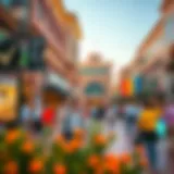 Vibrant view of Zabeel Plaza showcasing shops and eateries