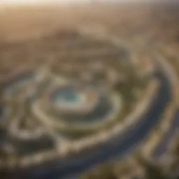 Aerial view of Dubai Investment Park showcasing its extensive layout