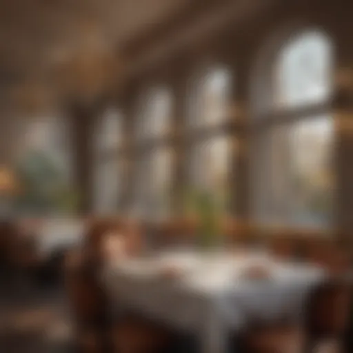 Elegant dining setup at Rigel Dubai