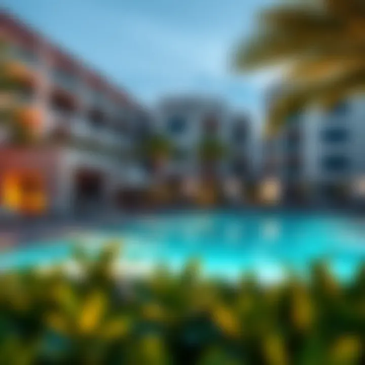 Community amenities such as swimming pool and recreational areas