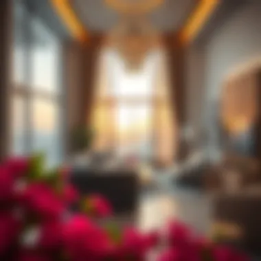 Elegant Interior of Rose Residence Luxurious interior design of a Rose Residence apartment