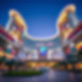 Architectural marvel of Sport City Mall showcasing modern design