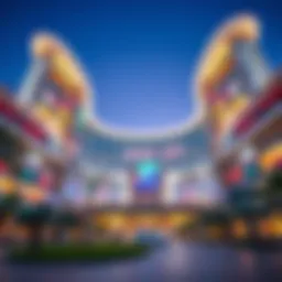 Architectural marvel of Sport City Mall showcasing modern design