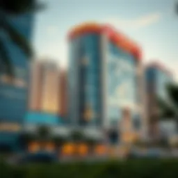 Modern architectural design of Sultan Business Center